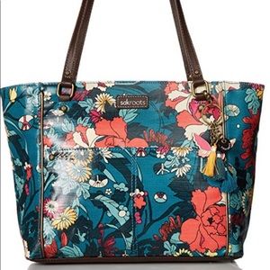 Sakroots coated canvas medium tote EUC